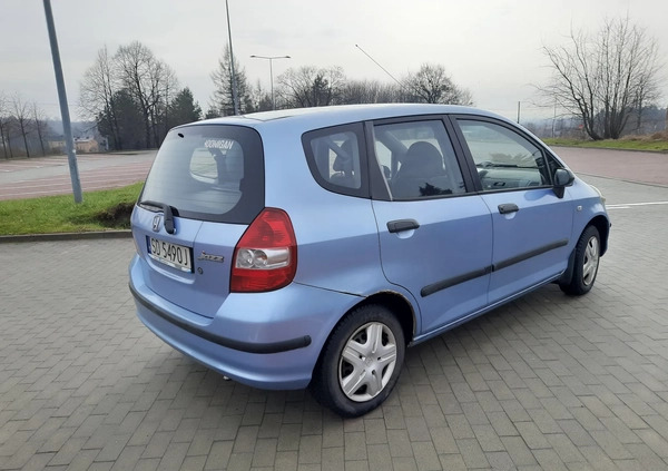 Honda Jazz cena 6200 przebieg: 222107, rok produkcji 2004 z Libiąż małe 137